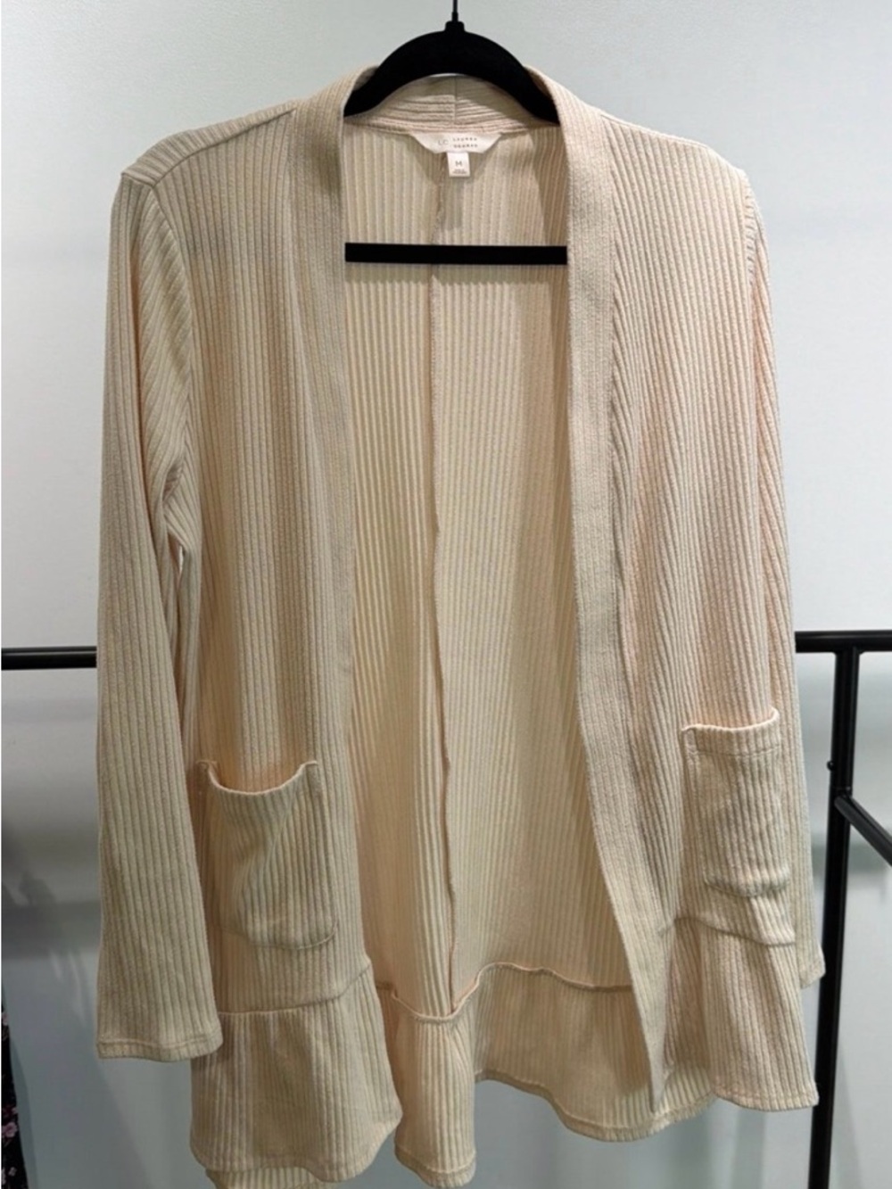 Lauren Conrad Cream Cardigan - M